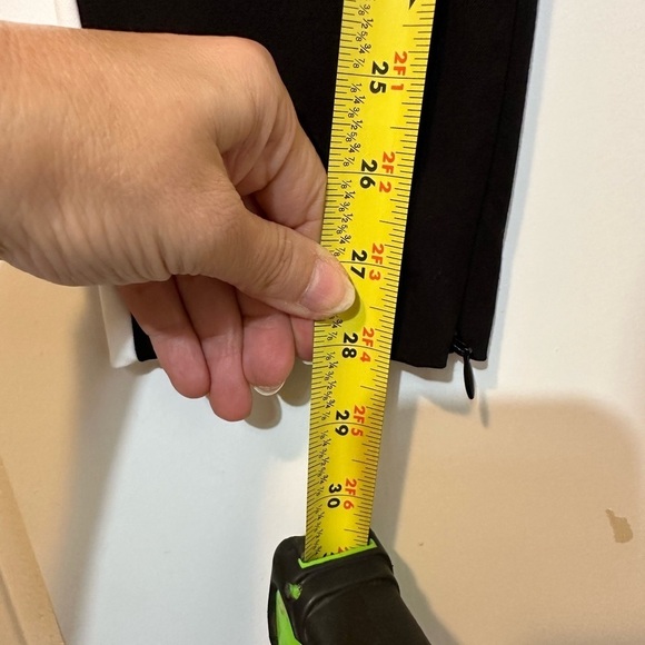 NWT new Rag & Bone black pants 6 white side stripe zipper leg small high waist 4 - Picture 14 of 16